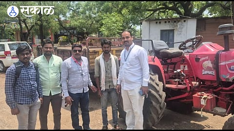 Sand Tractor Seized