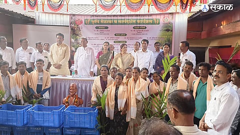 Agri Empowerment: MLA Ravindra Patil Distributes Farm Equipments in Sudhagad