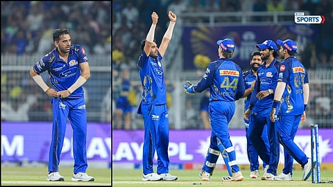 Deepak Chahar viral celebration against KKR fans