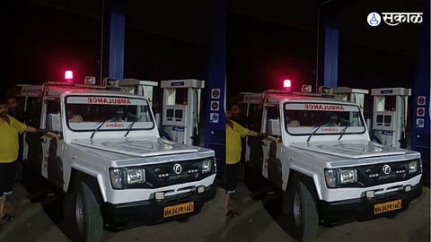 Ambulance Carrying Dead Body Stuck Due To Diesel Shortage In Fulambri