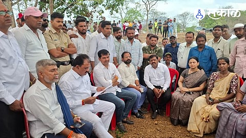 Uttarshiv village Land Survey Postponed 