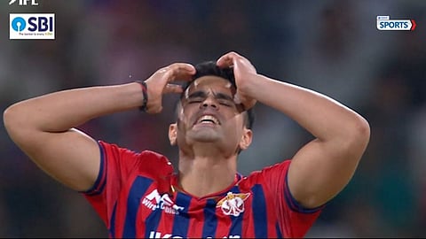 Arjun Tendulkar angry reaction after Pant dropped catch