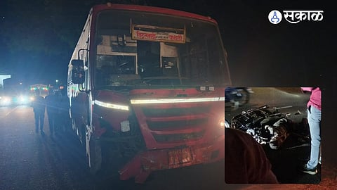 Tragic Collision: Four Youths Killed in ST Bus-Bike Accident in Junnar