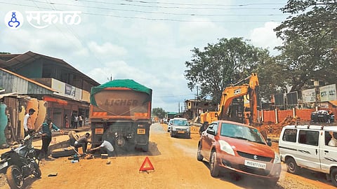 Mandangad highway road work update