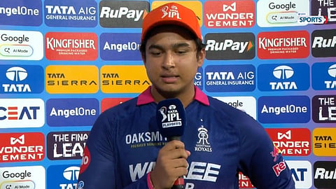 Vaibhav Sooryavanshi opened up after his explosive knock against SRH