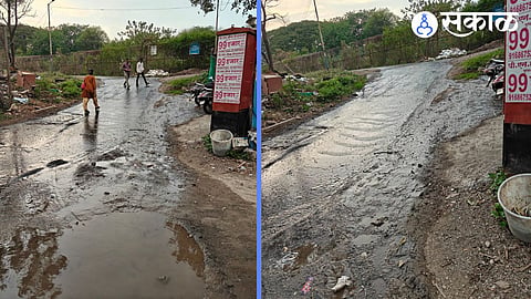 Canal Leakage Worsens in Jambhulkar Mala Area