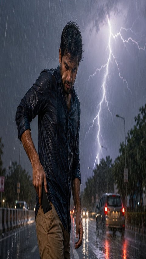 Mobile Phone Safety in lightning storm