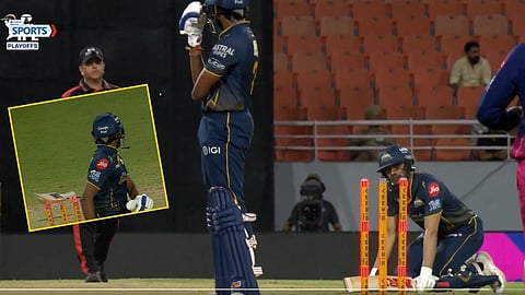 Sai Sudharsan suffered another bizarre hit-wicket dismissal