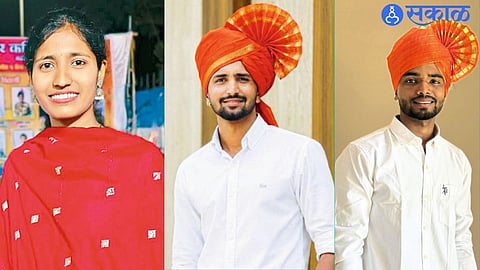 Khaki Triumph Amid Heartbreak: Three Determined Youth from Satara Shine