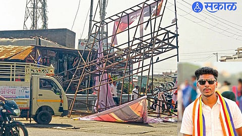 Rashin Mourns Young Man Killed in Hoarding Fall During Heavy Winds