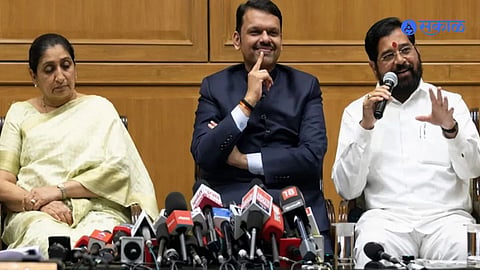 BJP Shiv Sena NCP alliance devendra fadanvis eknath shinde sunetra pawar