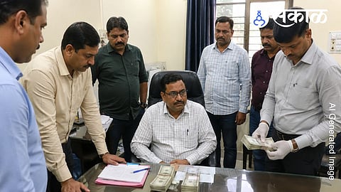 Why was the Wardha municipal engineer arrested?