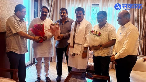 Minister Sanjay Rathod and dushyant chaturvedi