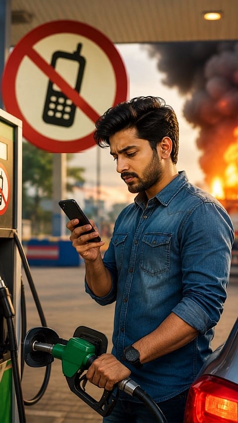 Why Mobile Phones Are Banned At Petrol Pumps?