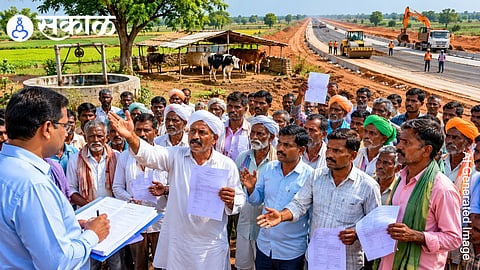 Why are farmers opposing the Shaktipeeth Expressway?