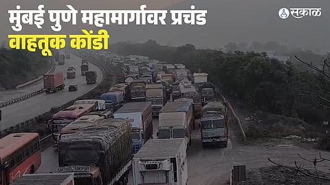 Mumbai-Pune Highway Traffic Jam