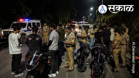 Danevadi Ghat illegal racing police action