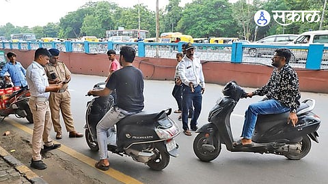 rto crime on bike