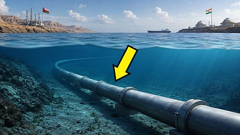 Why is India planning a gas pipeline from Oman?