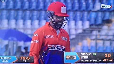 Shreyas Iyer fails against Akash Tigers in T20 Mumbai League
