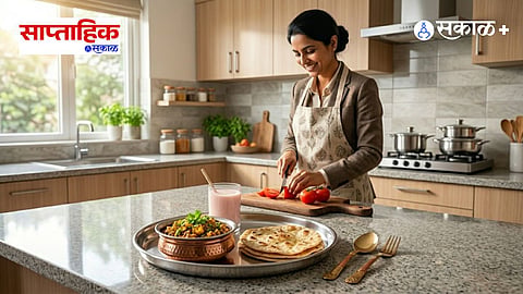 Nutritious Nachni Dhirdi and Kothimbir Vadi