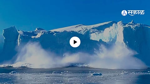 Greenland Iceberg Collapse Viral  Video