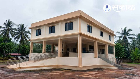 Why are cyclone shelters being built in Rajapur?