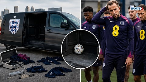 England training gear stolen before FIFA World Cup 2026