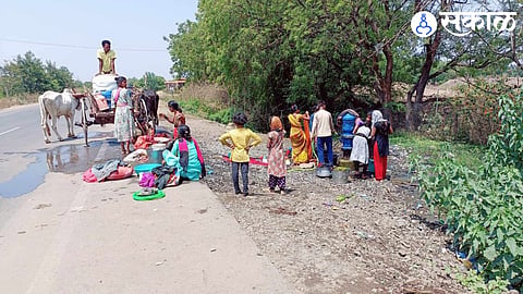 Water Issue in thergaon village