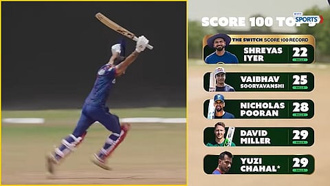 Yuzvendra Chahal scores 29-ball century video