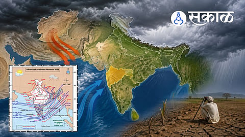 Why is the monsoon delayed in Maharashtra?