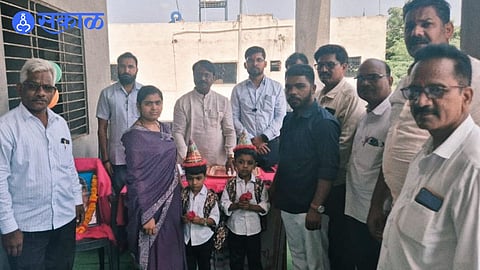 rashtrapati and pantpradhan student enter in school