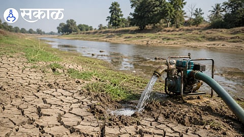 Why is Kolhapur water pumping banned?