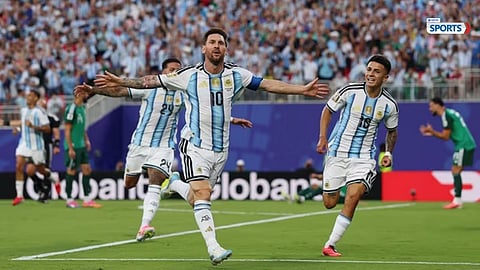 Lionel Messi breaks Pelé's World Cup record against Algeria
