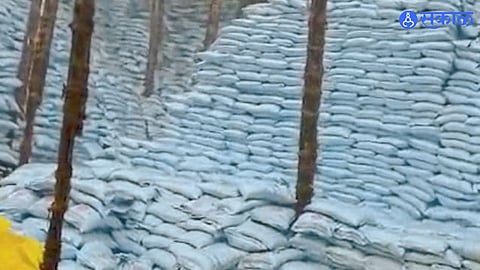 Crores Lost as Heavy Winds Rip Off Shed Sheets, Sugar Stock Damaged by Rain