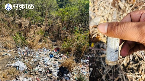 Medical Waste Dumped in Katraj Ghat