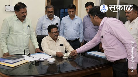 Yeola government clerk bribery news