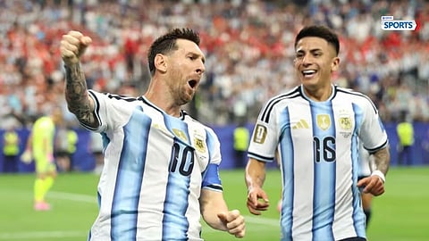 Lionel Messi Scores in Sixth Straight World Cup Match