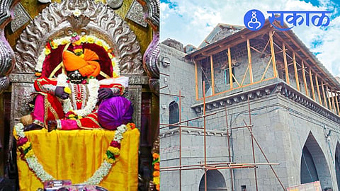 Jyotiba Temple renovation work in Kolhapur