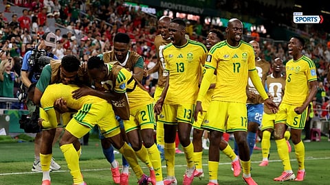 South Africa reached the FIFA World Cup knockout stage for the first time in history