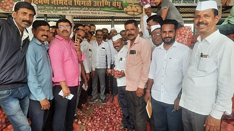manchar market committee onion rate hike