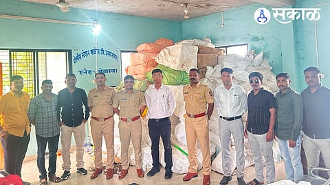 Illegal Gutkha and Tobacco Stock Worth ₹59 Lakh Seized in Kalamb