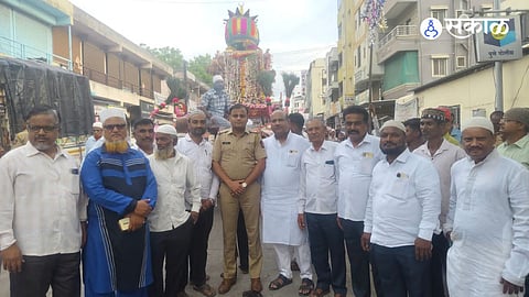 Moharram festival celebrated with religious harmony in Loni Kalbhor