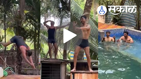 Malvan resort swimming pool accident video viral