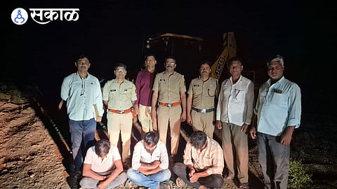 Five Booked in Two Separate Crackdowns on Illegal Sand and Murum Excavation