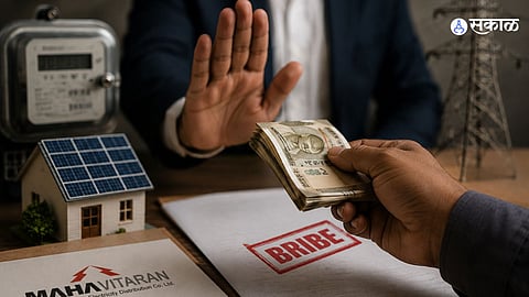 Chandrapur Assistant Engineer Caught Taking Bribe