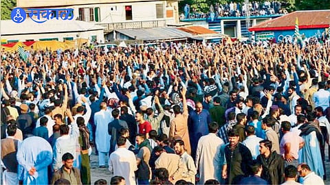 agitation in rawalkot