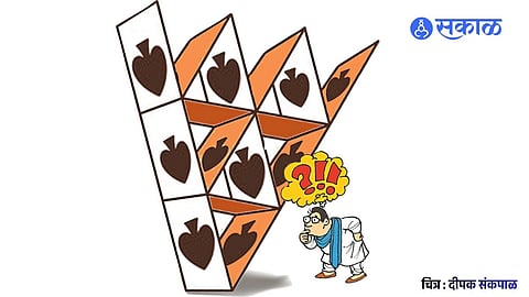 The latest Dhing Tang column presents a humorous political satire on Maharashtra's changing political landscape and opposition strategies.