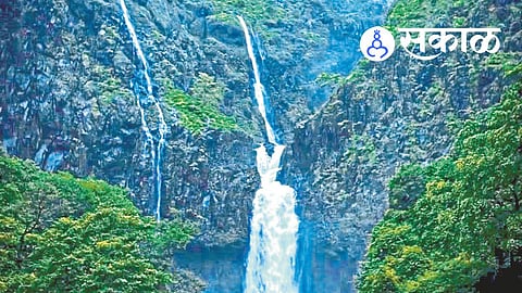 Marleshwar Waterfall heavy rainfall update
