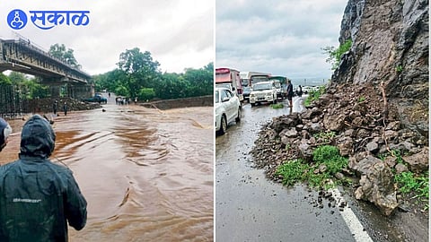 tarli River Water and khambatki ghat landslide